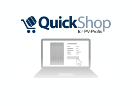 QuickShop - Ihr digitaler Einkaufsberater für PV-Komponenten